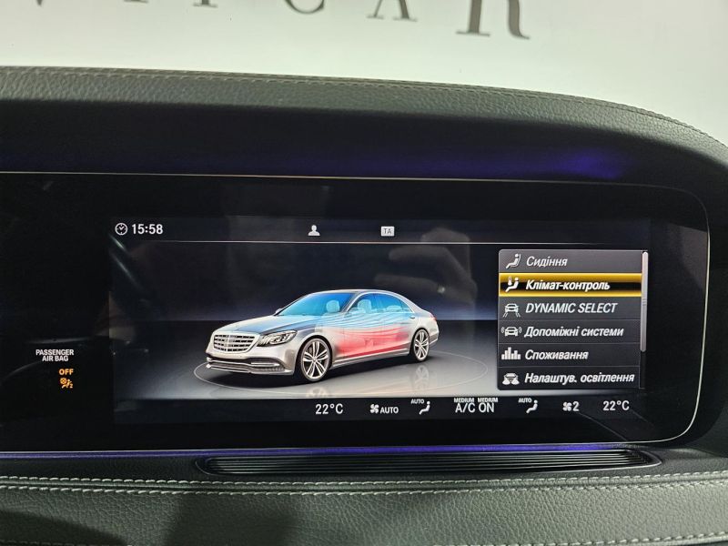 Buy 2019 Mercedes-Benz  S  350D  AMG Long 4matic DPO-1008859 in USA, UAE, EUROPE, MONACO, UKRAINE, photo 34